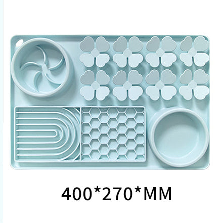 5-Zone Slow Feeder Pet Licking Mat