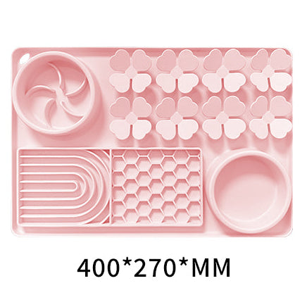 5-Zone Slow Feeder Pet Licking Mat