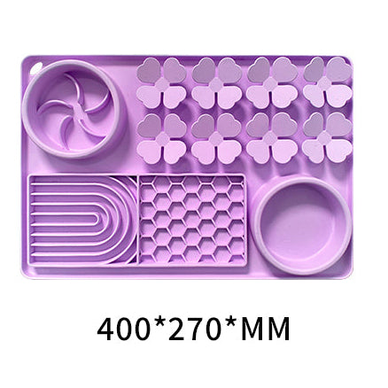 5-Zone Slow Feeder Pet Licking Mat