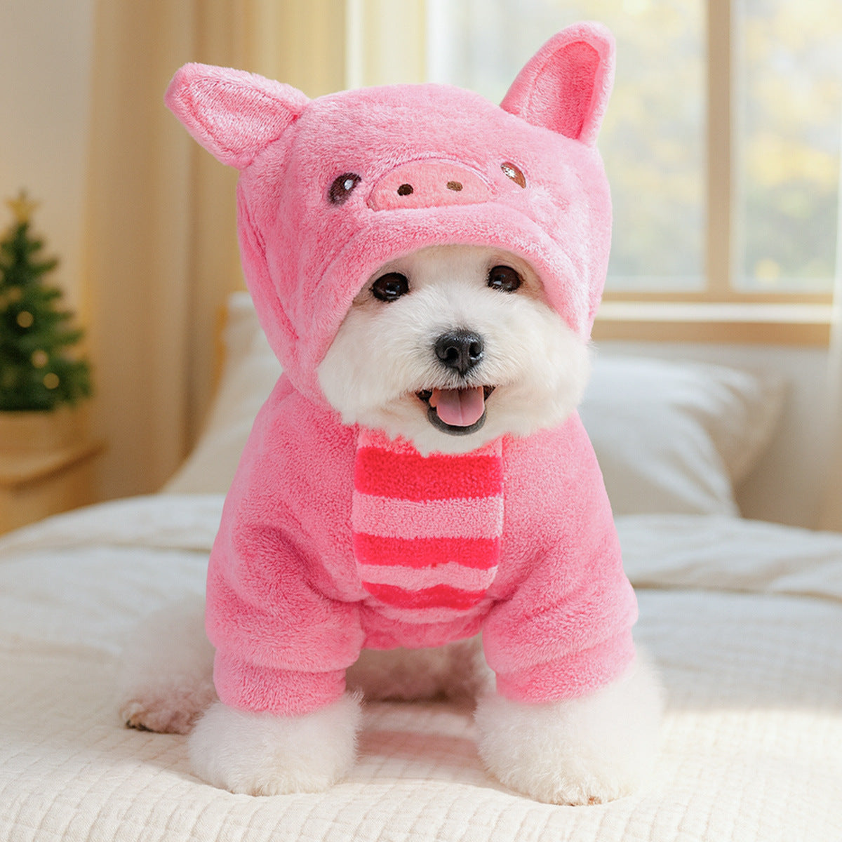Cozy Fleece Winter Pet Costume Set – Cute Transform Outfits for Dogs & Cats